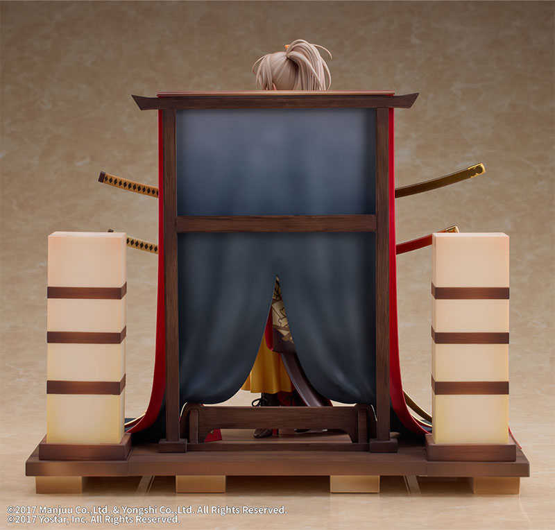 《夏本舖》日版 WINGS 雙翼社 碧藍航線 讓 巴爾 舶刀 新春 黑紅馬甲 戰列艦 和服 髮飾 星型耳飾 玫瑰 底座