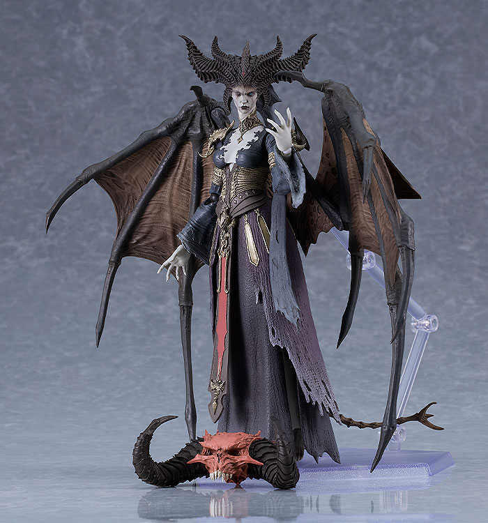 《夏本舖》日版 figma 648 暗黑破壞神4 Diablo IV 莉莉絲 配件 惡魔的頭骨 可動 完成品 GSC