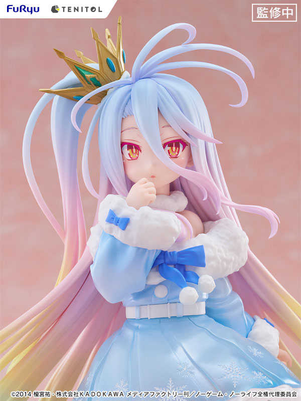 《夏本舖》現貨 FuRyu TENITOL 遊戲人生 白 尼特族 含底座高約21cm NO GAME NO LIFE