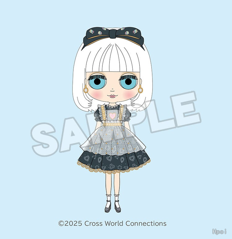 《夏本舖》日版 GSC Blythe Bijou Brilliant 紡紗圍裙 白皙 白髮 鮑伯頭 髮帶 眼影 大眼娃娃