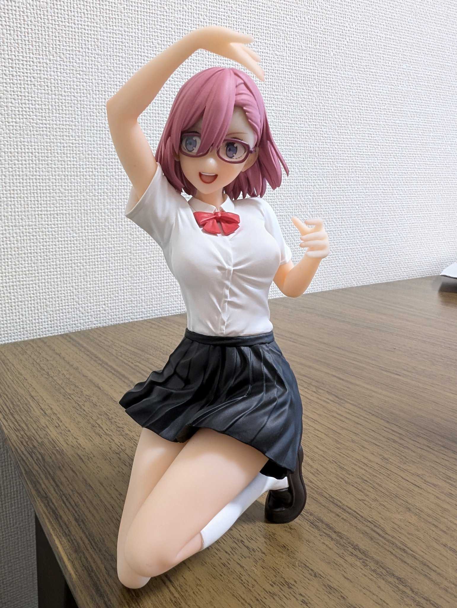 《夏本舖》代理 BANPRESTO 2.5次元的誘惑 天乃理理沙 制服 筆架公仔 筆友 不包含筆 學生 美少女 景品