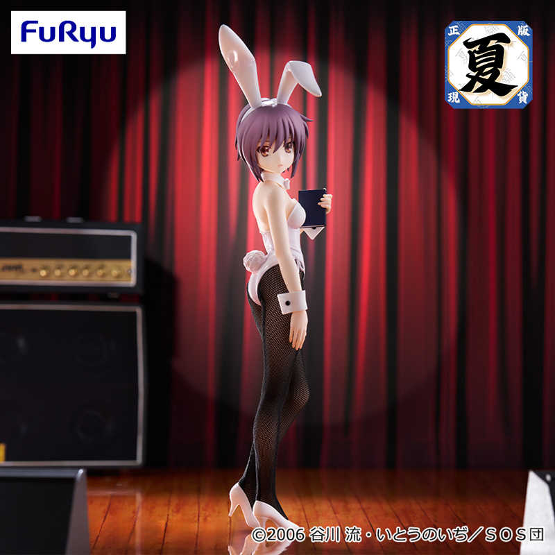 《夏本舖》日版 FuRyu BiCute Bunnies 涼宮春日的憂鬱 長門有希 兔女郎 兔耳 書本 黑絲 少女 景品