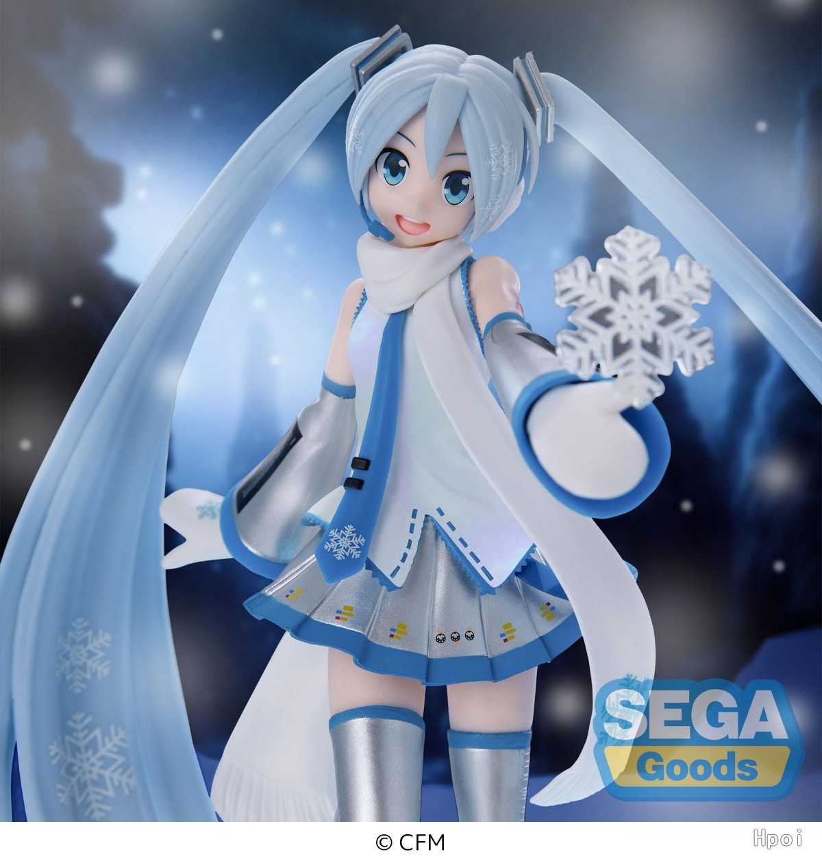 《夏本舖》日版 SEGA Luminasta 初音未來 雪初音 SNOW MIKU 雪花 雙馬尾 SKYTOWN 景品