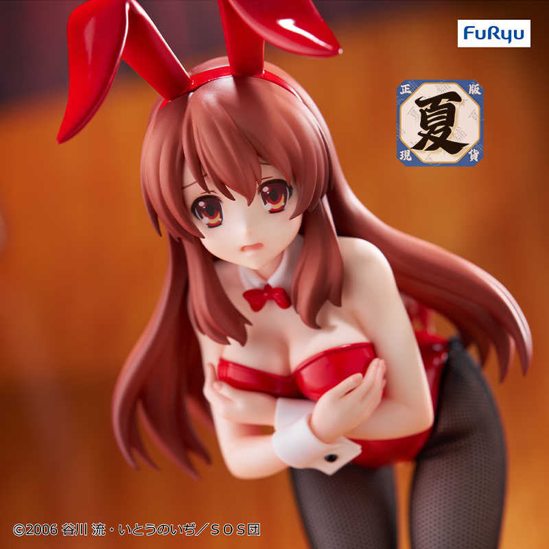 《夏本舖》日版 FuRyu BiCute Bunnies 涼宮春日的憂鬱 朝比奈實玖瑠 兔女郎 兔耳 少女 學生 景品