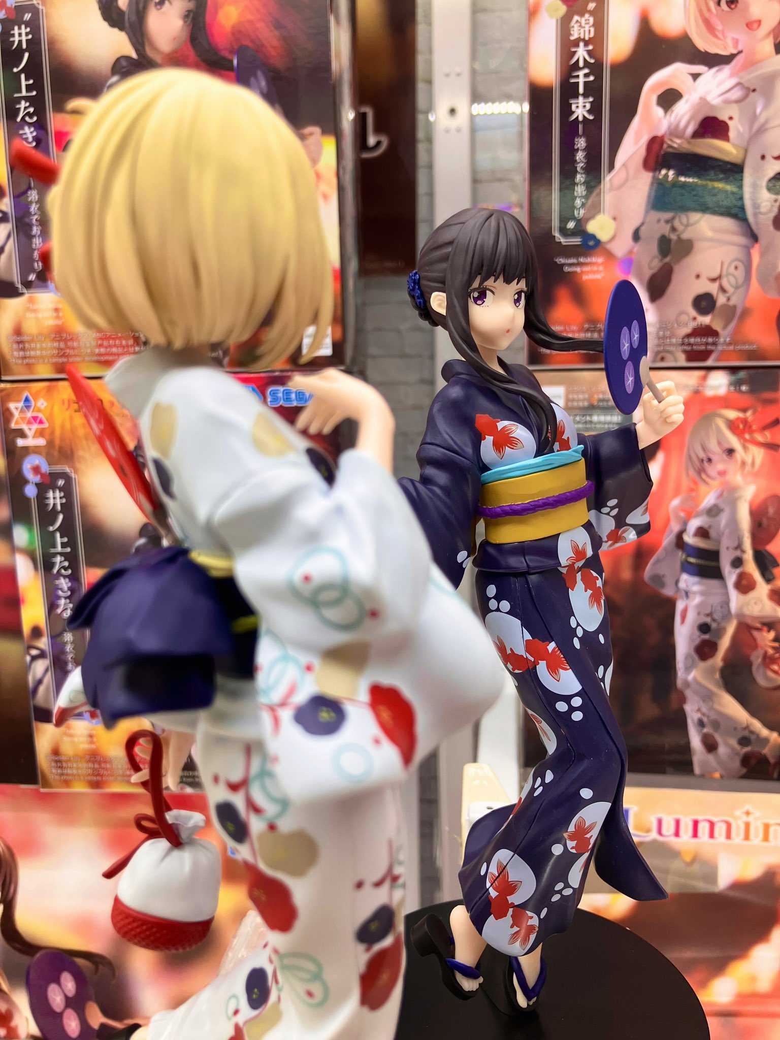 瀧順二様 リクエスト 2点 まとめ商品 夏本舖》代理SEGA Luminasta 莉可麗絲井之上瀧奈錦木千束浴衣Lycoris