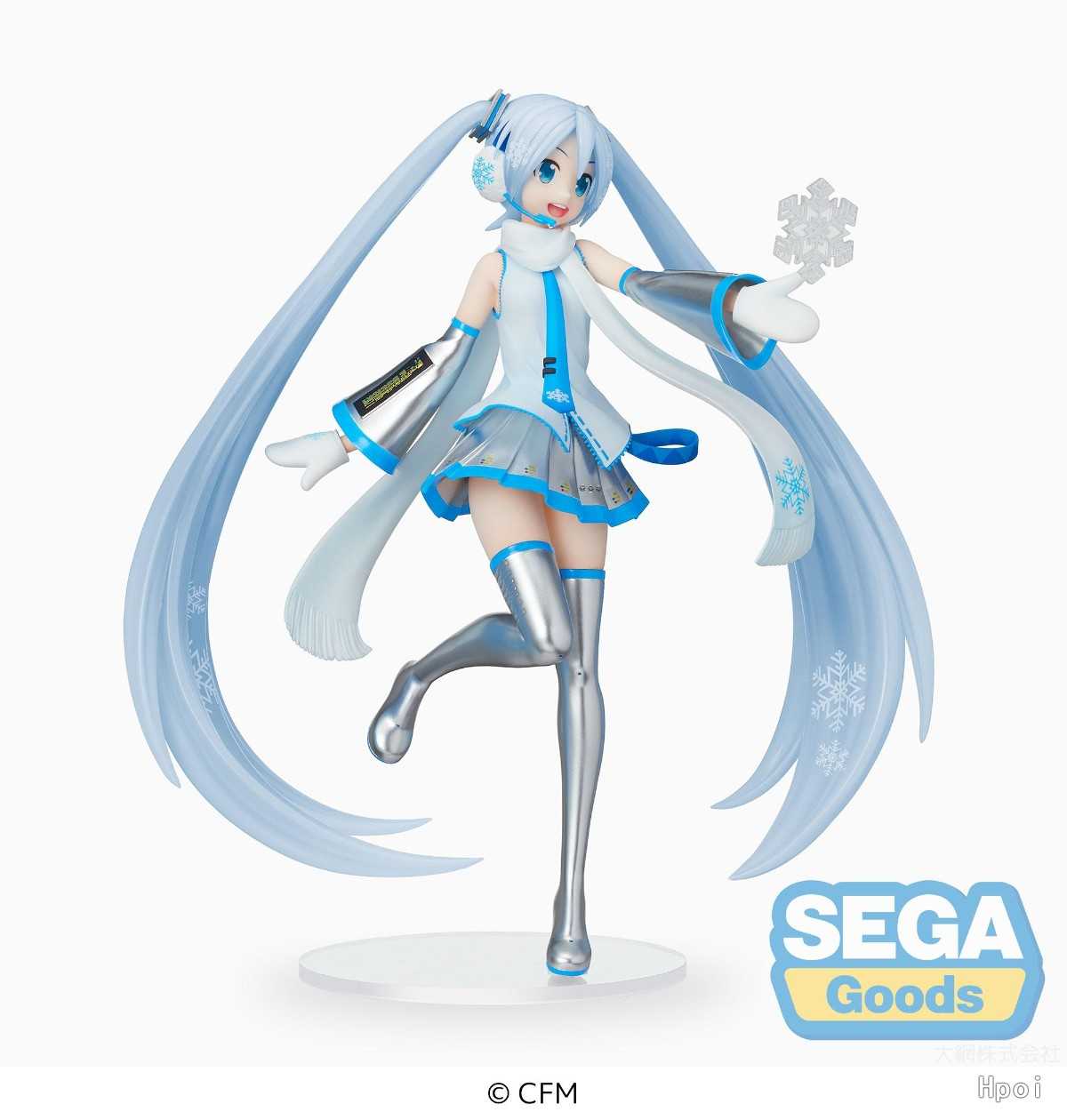 《夏本舖》日版 SEGA Luminasta 初音未來 雪初音 SNOW MIKU 雪花 雙馬尾 SKYTOWN 景品