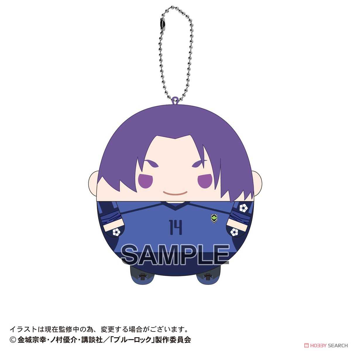 《夏本舖》日版 MAX LIMITED 藍色監獄 角色胖胖公仔掛飾 第5彈 BL-45 BLUE LOCK 中盒6入