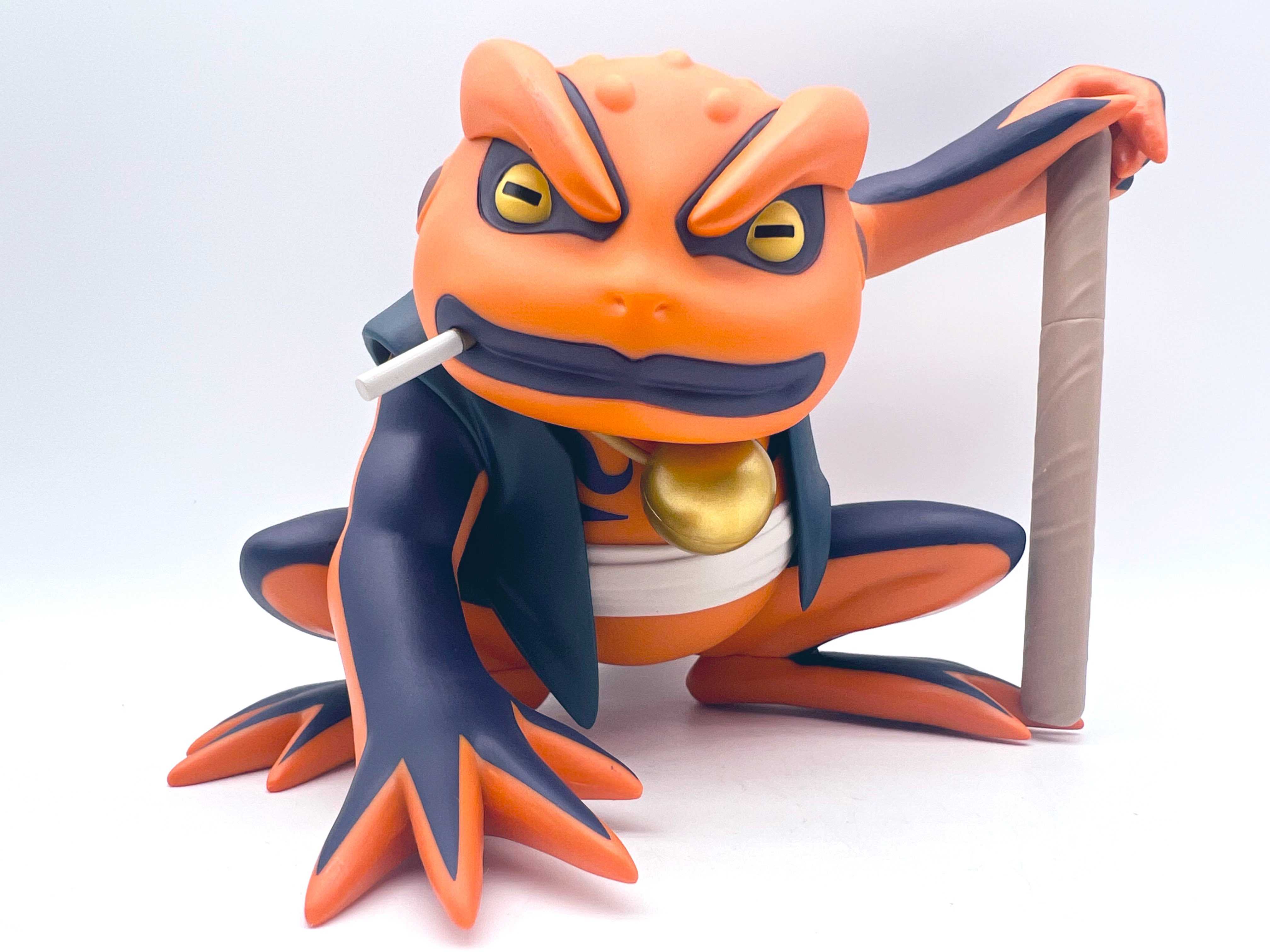 《夏本舖》代理 BANPRESTO 火影忍者疾風傳 蝦蟆吉 高約10cm 岸本齊史 蟾蜍 披風 妙木山 萬代 萬普 景品