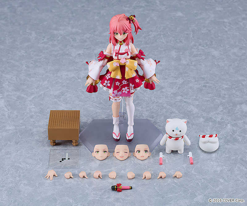 《夏本舖》代理 figma 641 hololive 櫻巫女 直播主 VTuber 可動 完成品 Max Factory
