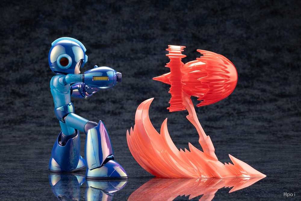 《夏本舖》代理 壽屋 洛克人11 洛克人 Premium 集氣射擊 不含支撐架 組裝 模型 可動 KOTOBUKIYA