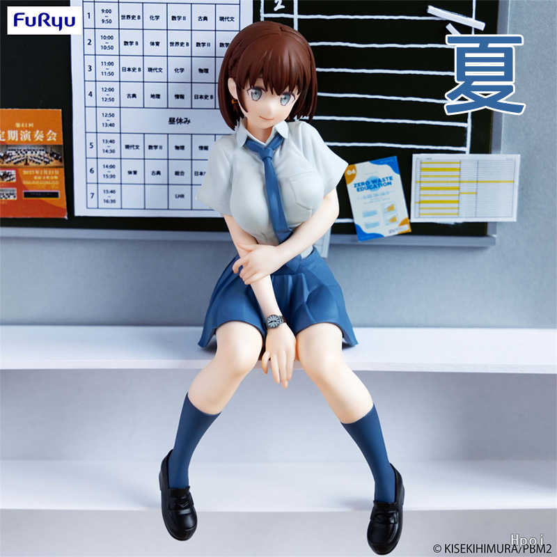 《夏本舖》日版 FuRyu 星期一的豐滿2 小愛 泡麵蓋 制服 教室 學生 高中生 少女 手錶 坐姿 童顏 巨乳 景品