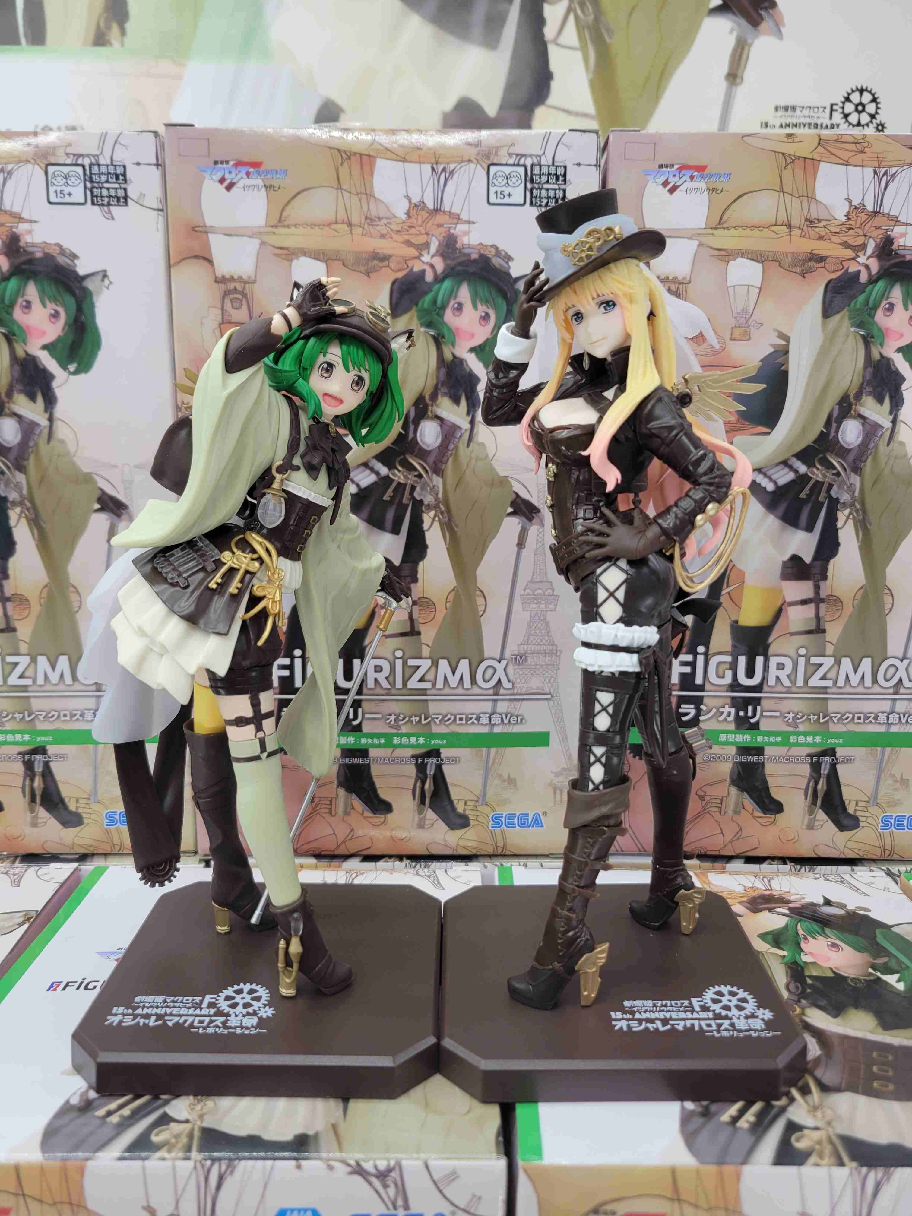 《夏本舖》日版 SEGA FIGURIZMα 超時空要塞Frontier 蘭花·李 雪露·諾姆 華麗革命 景品