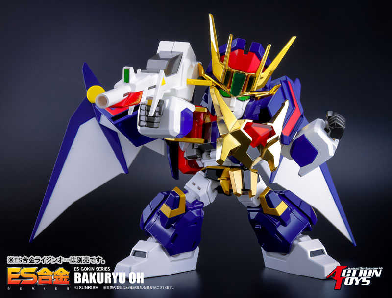 《夏本舖》日版 ACTION TOYS ES合金 絕對無敵雷神王 爆龍王 BAKURYU OH 終極合體 爆龍神龍 可動