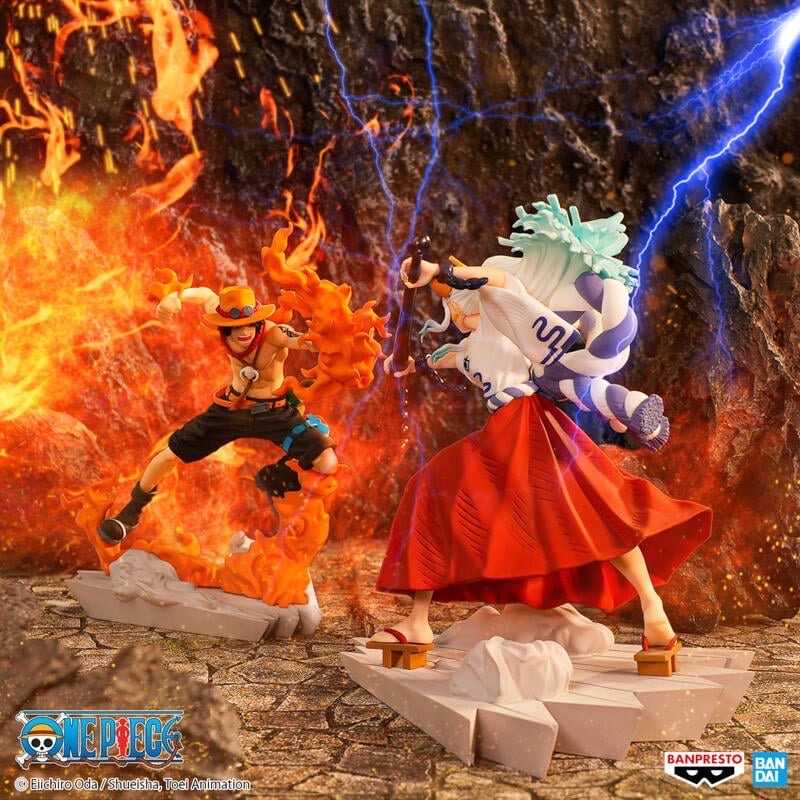 【萊笙流行國】BANPRESTO 航海王 戰光絕景｜艾斯\u0026大和 日版景品