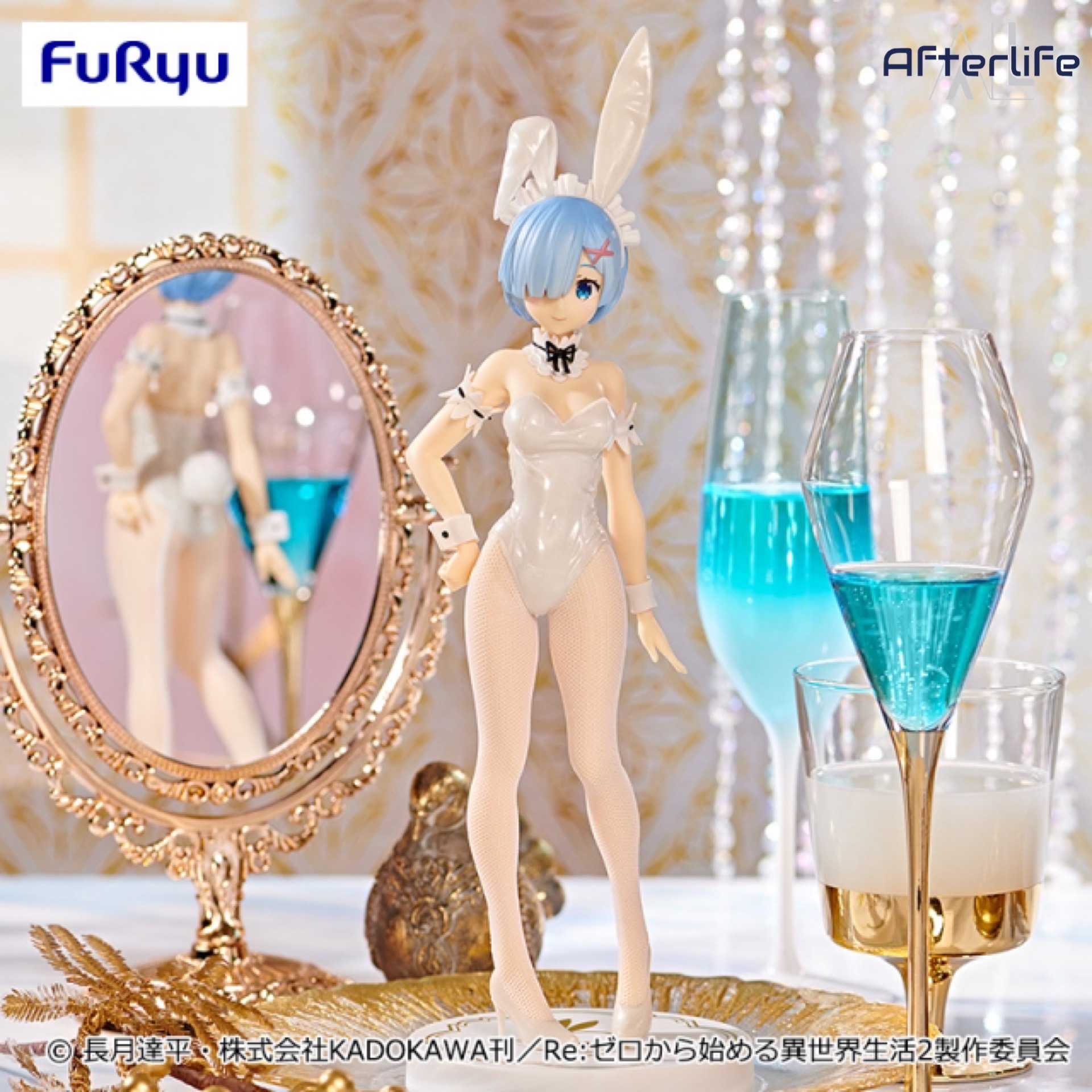 【萊笙流行國】FURYU Re:從零開始的異世界生活｜BiCute 兔女郎 雷姆 珍珠白 大尺寸 公仔