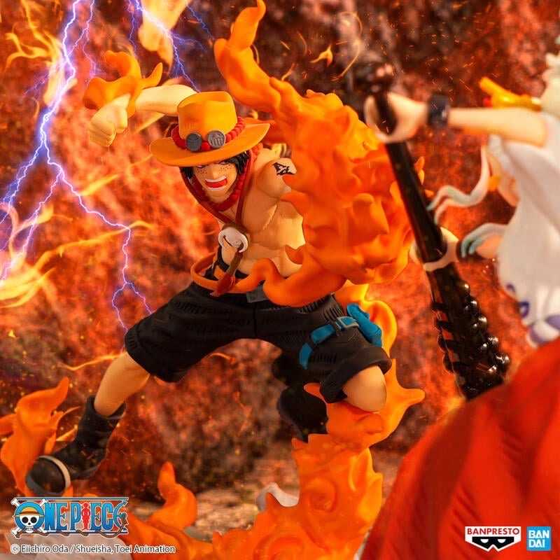 【萊笙流行國】BANPRESTO 航海王 戰光絕景｜艾斯\u0026大和 日版景品