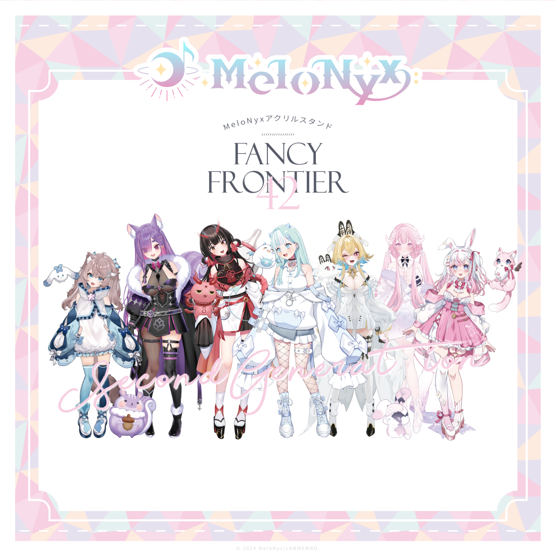 【MeloNyx】出道紀念立牌-現貨通販