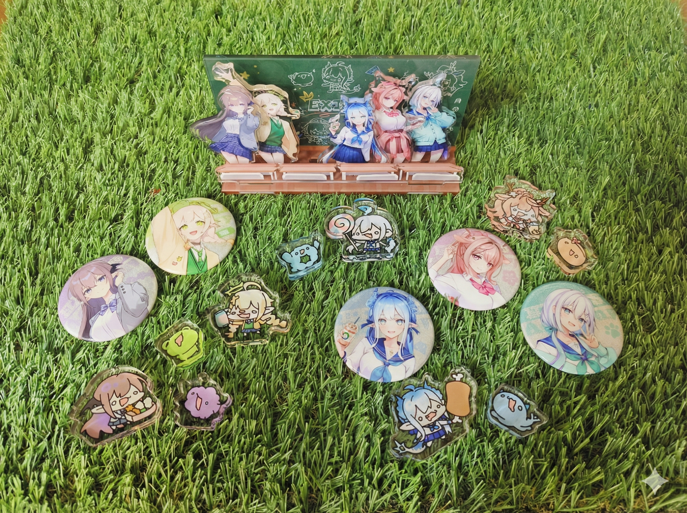 造景立牌、飯友、徽章