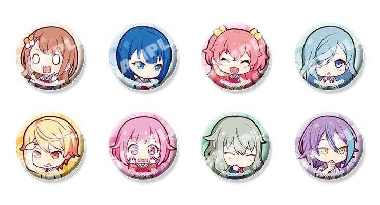 ■預購■『Animate』通販｜世界計畫 彩色舞臺 feat.初音未來 迷你徽章組 vol.5【C】（全8種）。