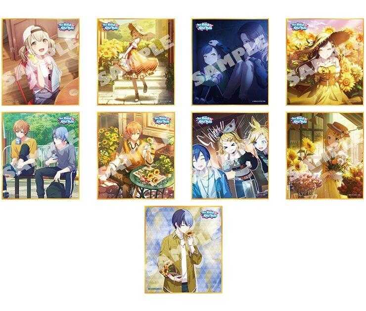 ■預購■『Animate』通販｜世界計畫 彩色舞台 feat.初音未來 迷你色紙組 第24彈【B】（全9種）。