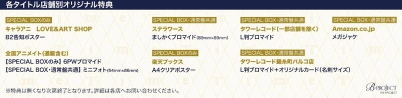 ■預購■『chara-ani』特典｜鼓動雄心 B-PROJECT 生日企劃『Time』生日角色歌 BOX盤（可選角色）。