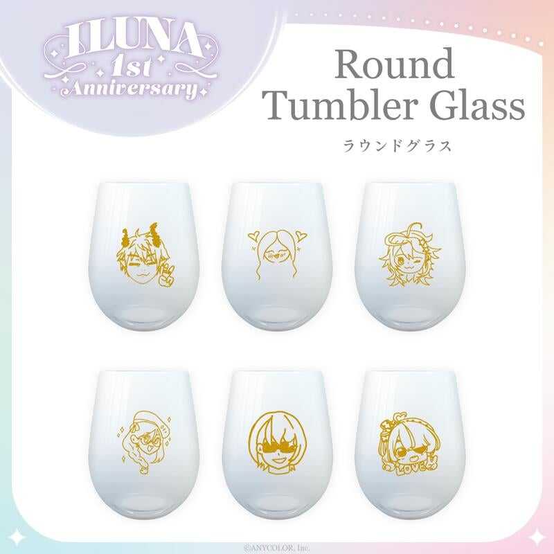 ■預購■『官網』通販｜彩虹社 EN 1周年紀念『ILUNA』玻璃杯。