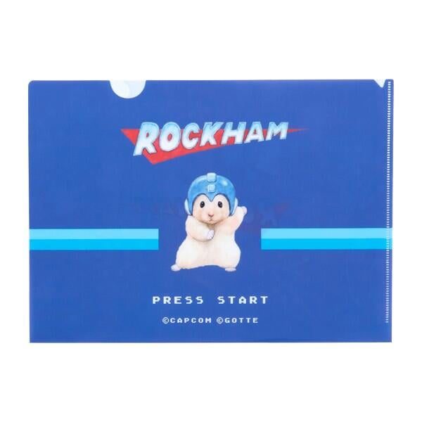 ■預購■『PARCO』通販｜倉鼠助六的日常 × 洛克人 Rockman A4資料夾 / 文件夾（單售，可挑款）。