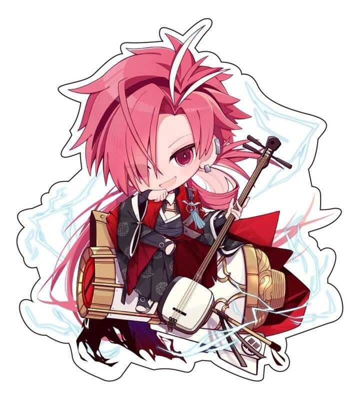 ■預購■（日版）同人周邊｜Fate/FGO『第18彈「高杉晉作」（逸遊団）壓克力立牌徽章』作者：中古アンプ
