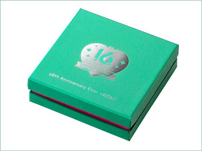 初音ミク Happy 16th Birthday 公式カラー金貨 初音ミク Happy 16th Birthday 公式カラー金貨・銀貨