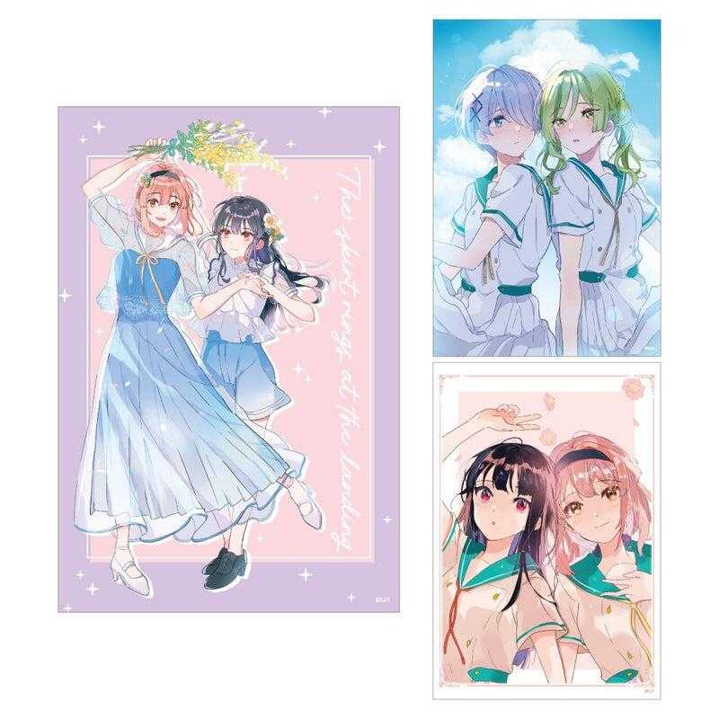 ■預購■『cocollabo』通販｜百合 踊り場にスカートが鳴る『與妳翩翩共舞』明信片【A】。[0302]