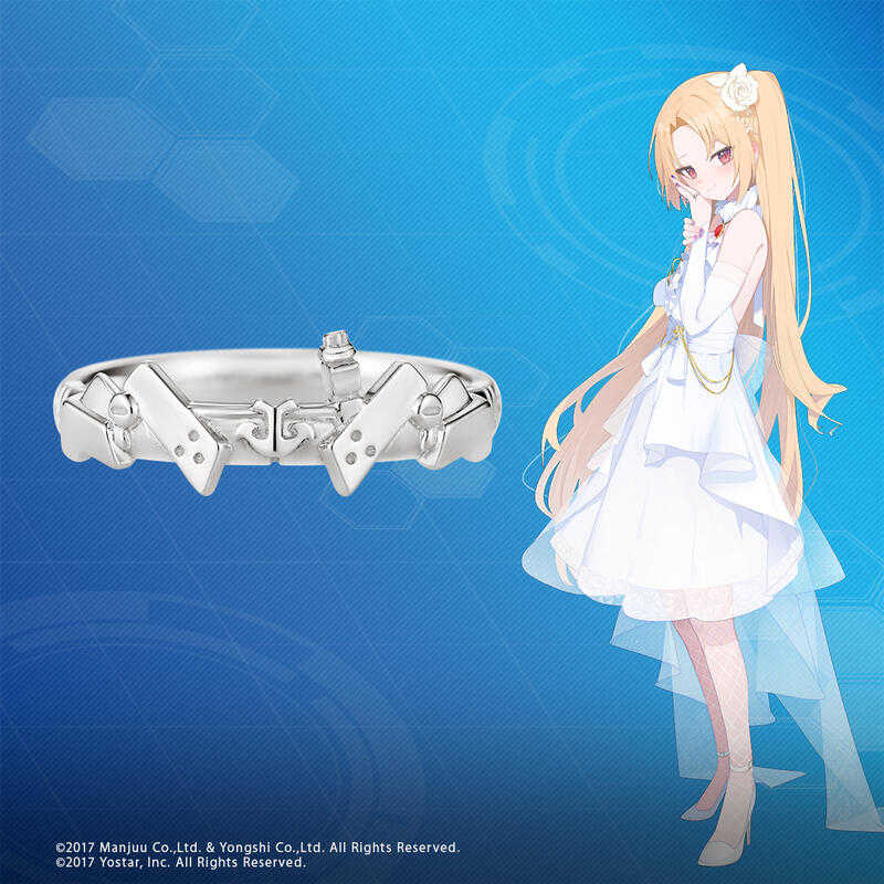 ■預購■『u-treasure』通販｜TV 動畫 碧藍航線『克里夫蘭』SV925 銀製戒指。（可選尺寸）[0516]