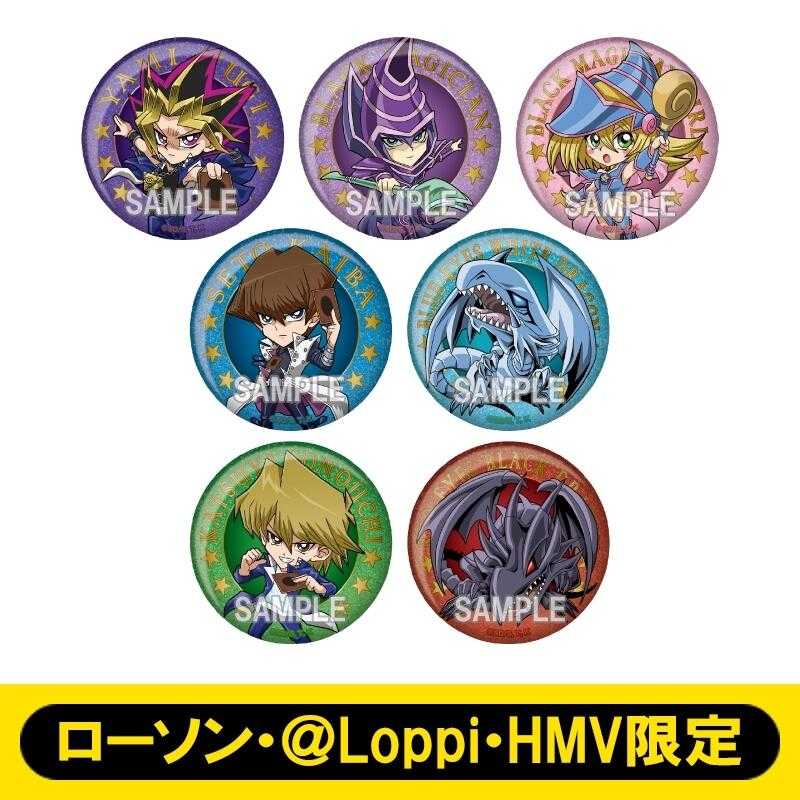 ■預購■『HMV』通販限定｜遊戲王『闇遊戲&黑魔導&海馬瀨人&青眼白龍& 城之內&真紅眼黑龍』Q版徽章組。[1008]