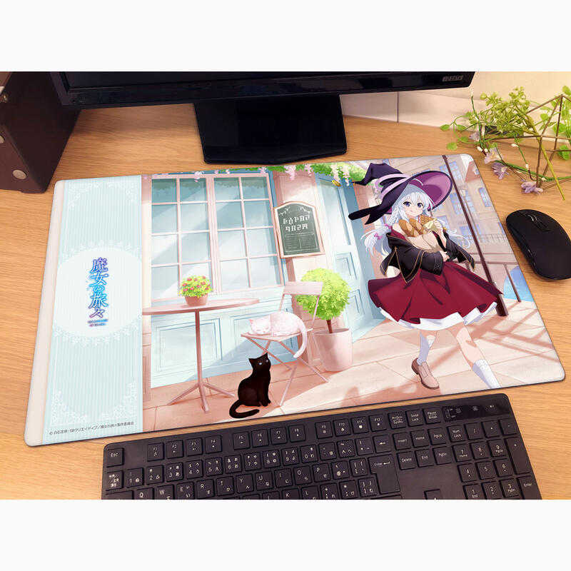 ■預購■【カーテン魂】C105通販｜魔女之旅『伊蕾娜』食べ歩きver.軟膠桌墊。[0105]