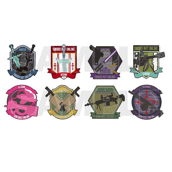 ■預購■『ANIPLEX+』通販｜刀劍神域 『SAO×GGO』刺繡貼紙。[0301]