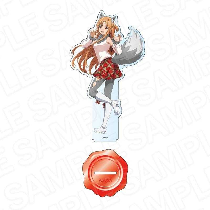■預購■『the-chara』通販｜刀劍神域 SAO × GGO『亞絲娜』怪物/妖怪 ver.立牌&吊飾&方巾。0112