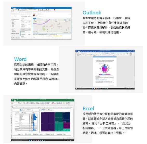 Office 2019 家用及中小企業版 彩盒盒裝 (軟體拆封後無法退貨)