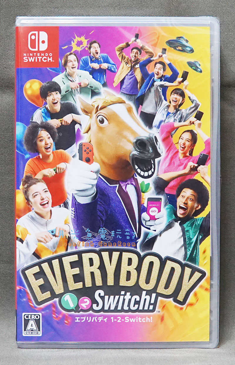 【月光魚 電玩部】全新現貨 純日版 NS Everybody 1-2-Switch! 日文版 對應中文