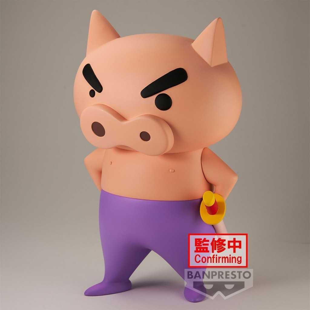 兩津[現貨] 萬代 BANDAI 景品 蠟筆小新 Sofvimates 肥嘟嘟左衛門 大軟膠 公仔