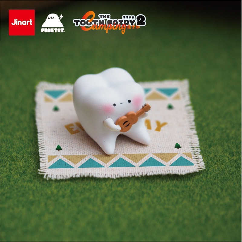 預購中｜JINART x Funktoy 牙牙家族 第二代 露營趣 全八款+1款隱藏版 可愛牙齒 可挑款