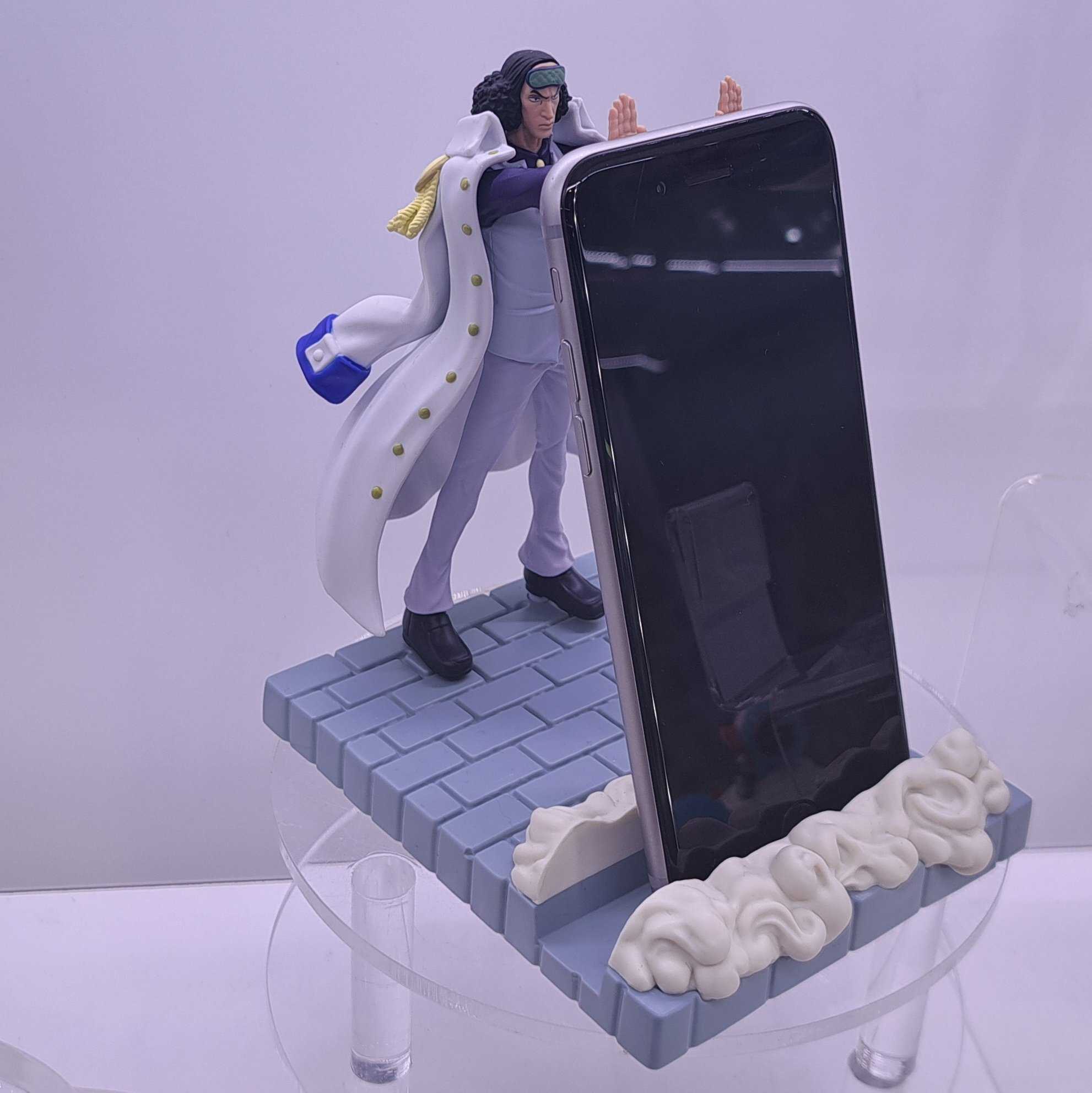 [那模好玩]  現貨 日版 金證 景品 海賊王 Figlife 手機架 海軍 三大將 青雉 黃猿 赤犬 公仔 模型