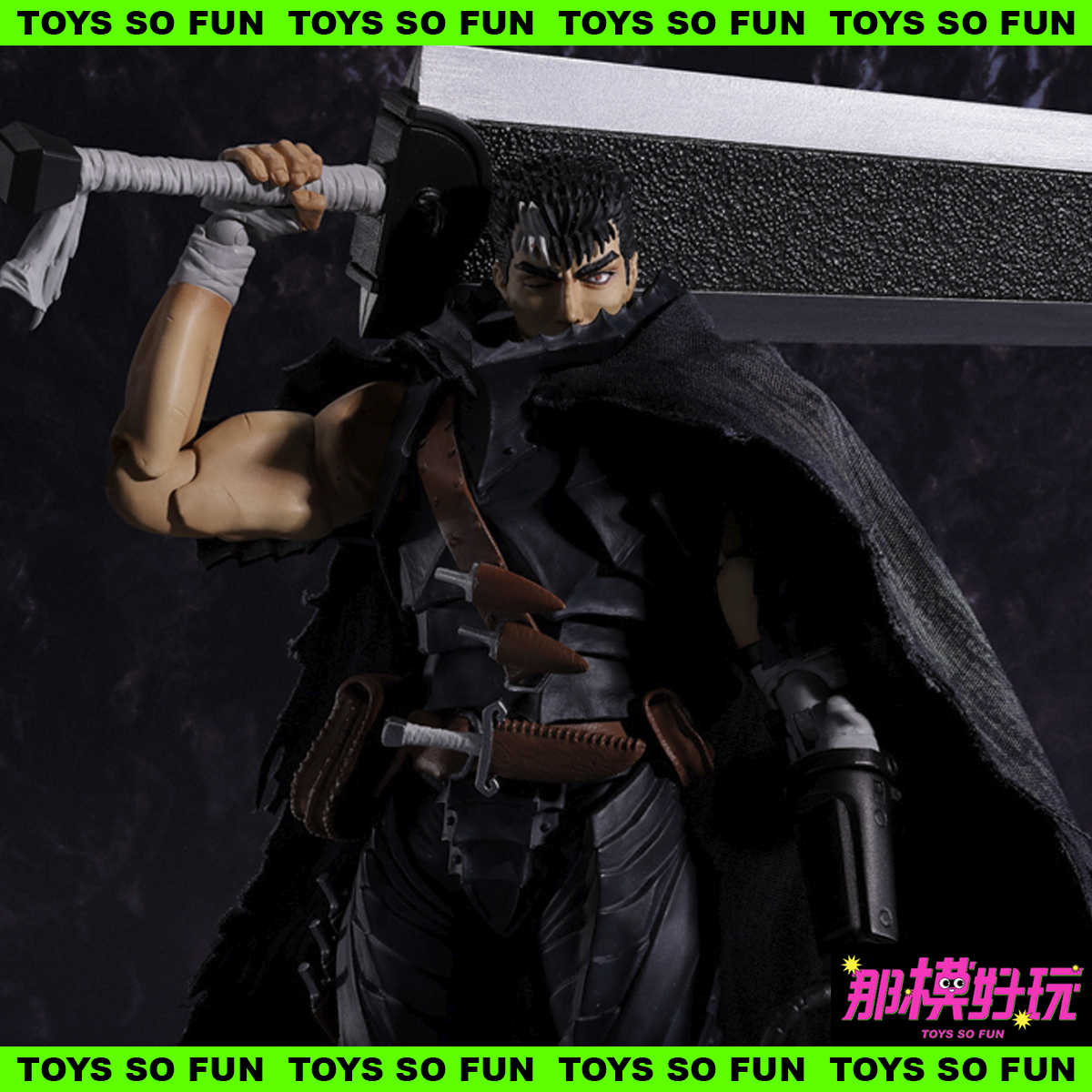 [那模好玩] 現貨 代理版 萬代 收藏品 SHF 烙印勇士 凱茲 狂戰士鎧甲 再販 可動 斬龍巨劍