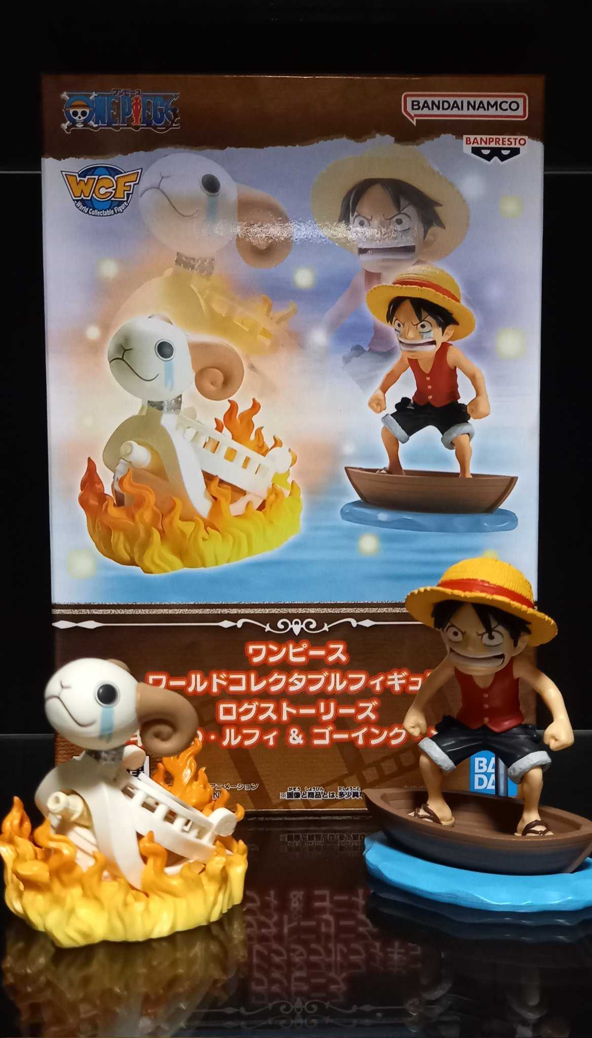 [那模好玩] 現貨 日版 金證 景品 航海王 WCF LOG STORIES 蒙其·D·魯夫＆梅利號 公仔