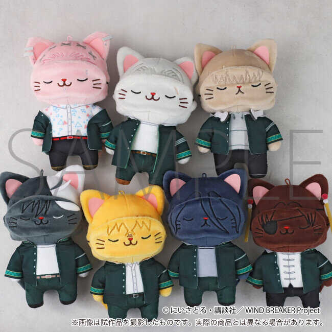 [那模好玩] 預購 MOVIC 防風少年 withCAT 眼罩絨毛鑰匙圈 0407結單