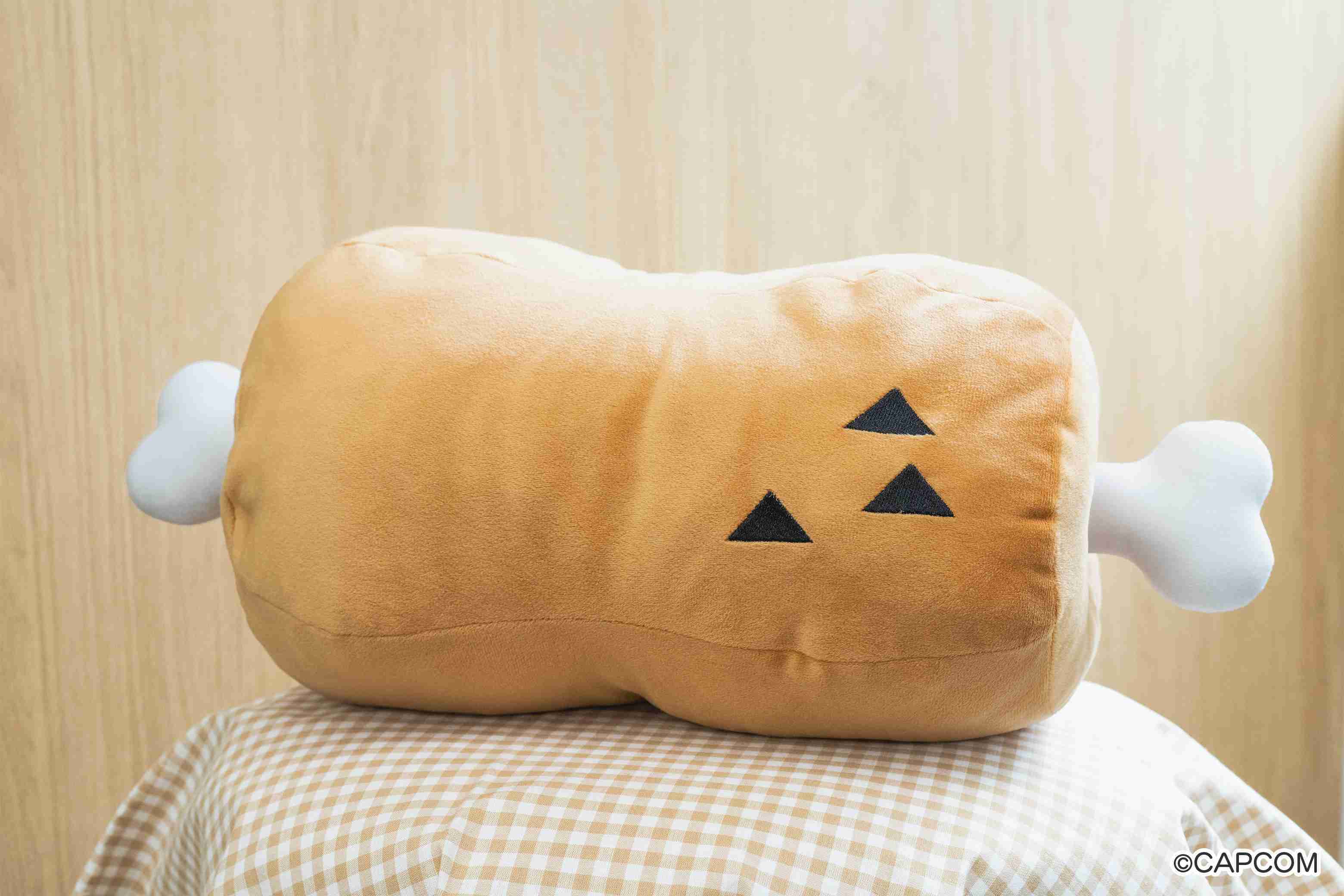 [那模好玩]  現貨 SK JAPAN 魔物獵人 肉骨造型絨毛 全熟肉 玩偶 大抱枕 55公分