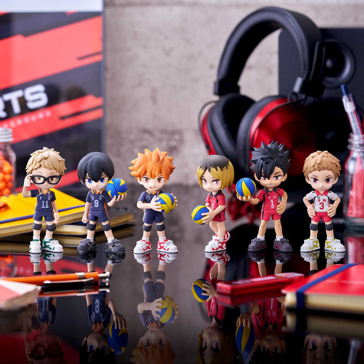 [那模好玩]  現貨 武士道 PalVerse 排球少年!! 全6種 盒玩 公仔 Q版