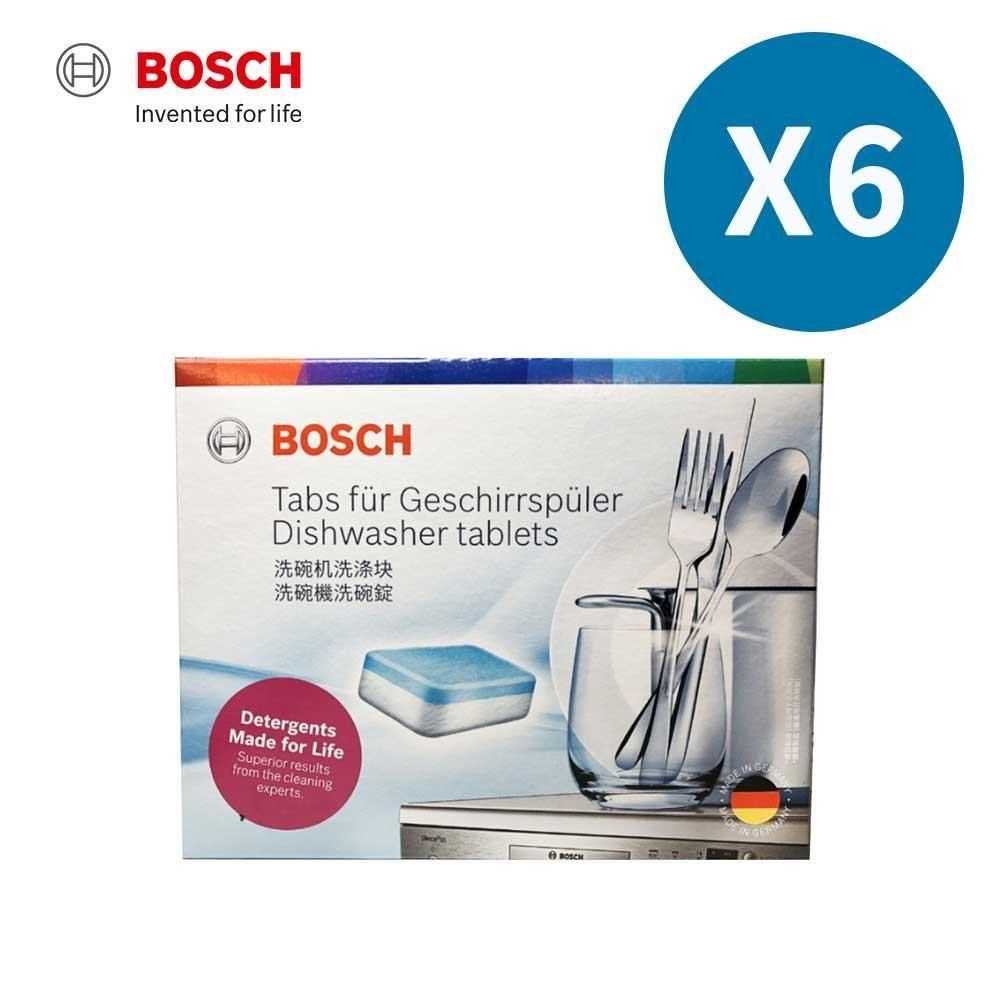 【BOSCH 博世】洗碗機專用洗碗錠 30顆/盒 (六盒)