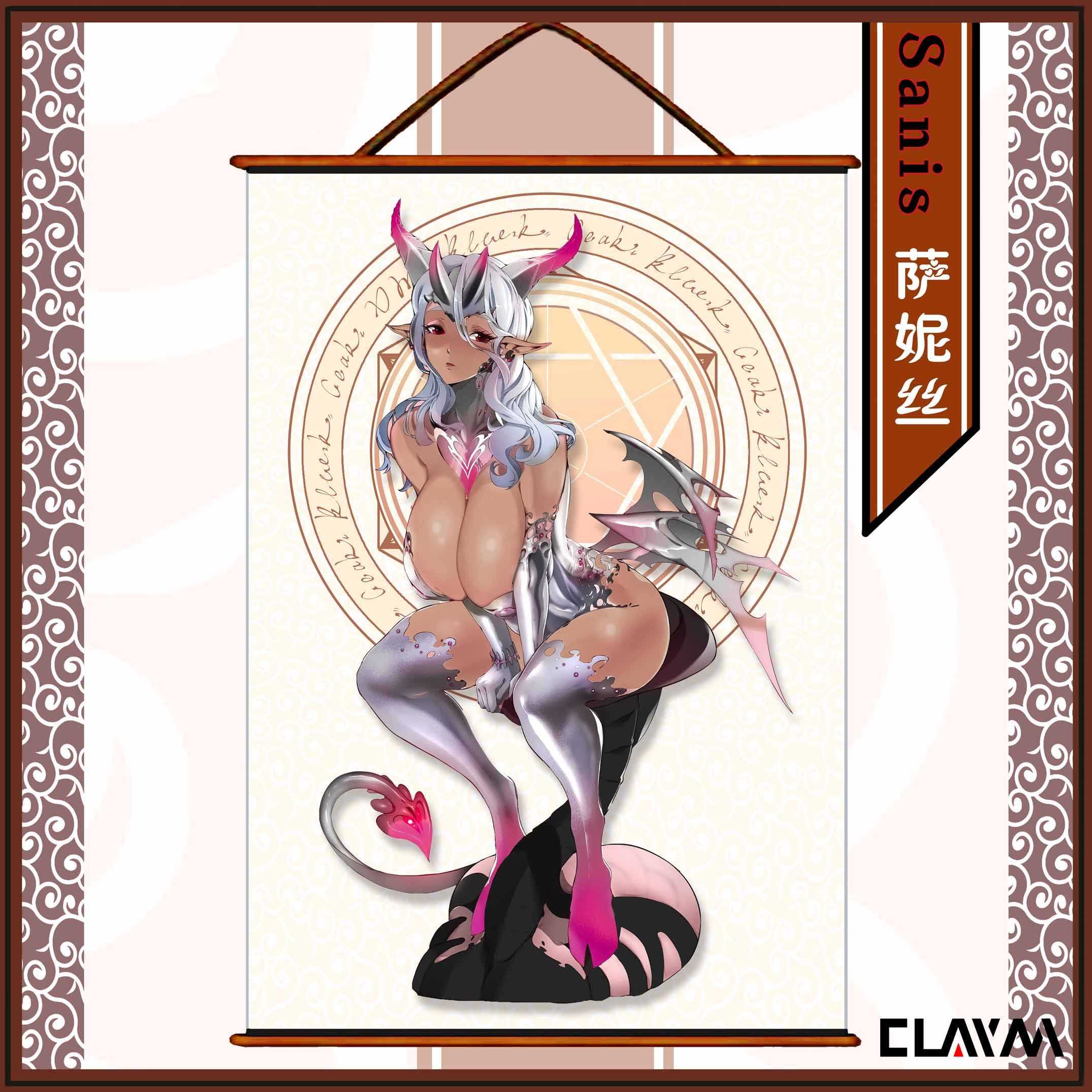 【怨念事務所】預約 6月(免訂金) CLAYM 六趾 薩妮絲 sanis 魅魔 惡魔羊角 1/6 異色 豪華版 附特典 1008