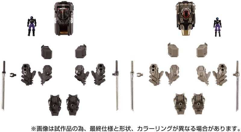 【怨念事務所】預約 1月(免訂金) 戴亞克隆 Diaclone 戰術機動 TM-23 EX核心\u0026武裝套裝3 0721