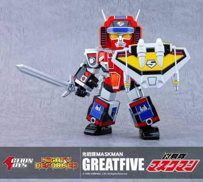 【怨念事務所】預約商品 25年Q2 Action Toys MIGHTY DEFORMED 光戰隊覆面人 0922