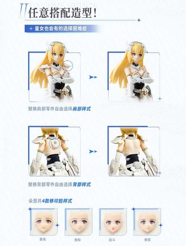 【怨念事務所】預約 第三季(免訂金) 塑靈模玩 組裝模型 奧多生命體 龍之心 武裝機娘 白晝朵恩+流星米德爾 1/12 0803